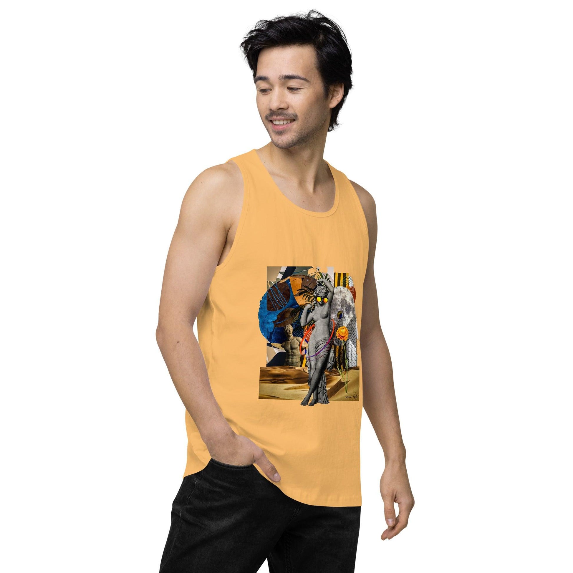 Men’s premium tank top-She Moves by Edward Martin - Elementologie