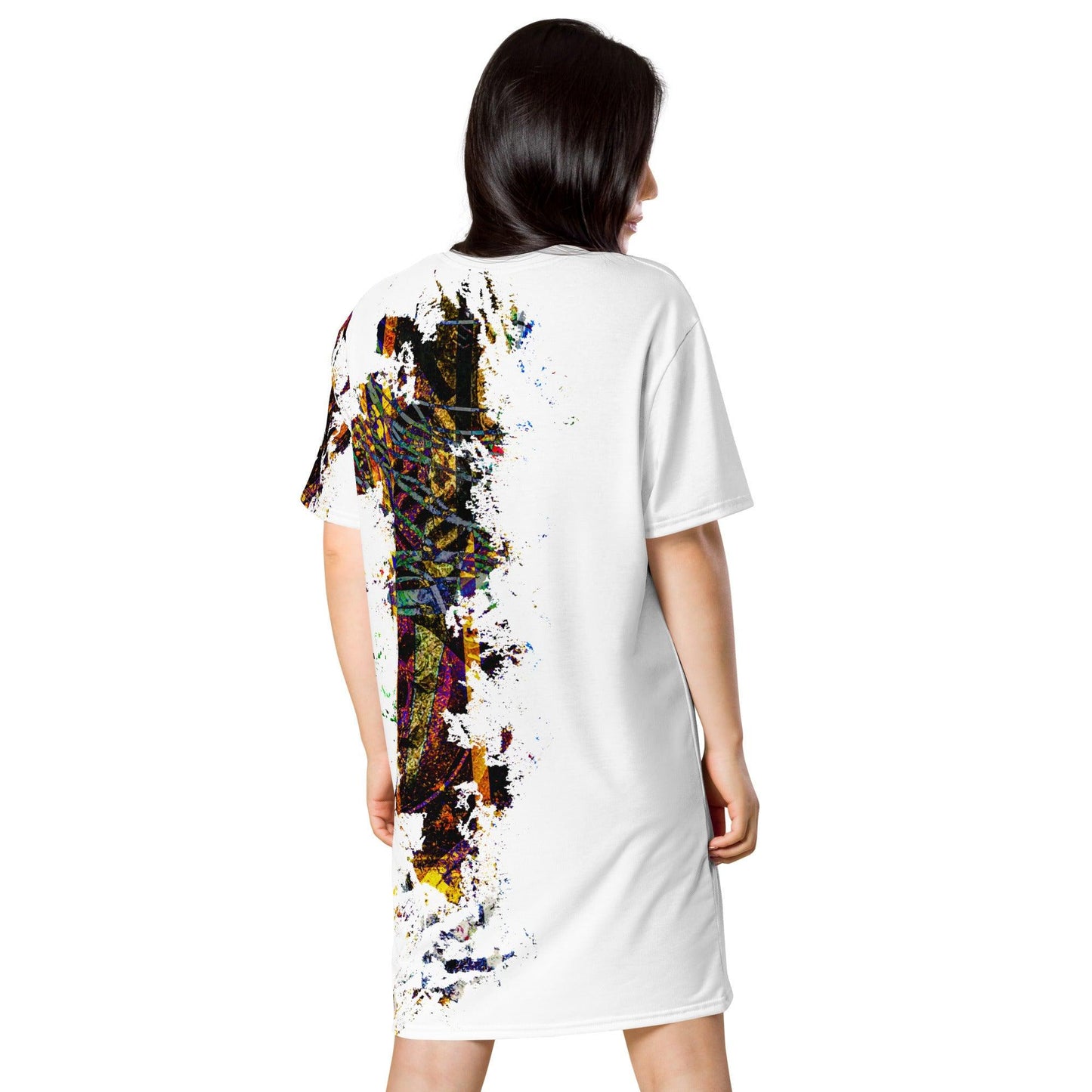 T-shirt dress-Never Ending by Edward Martin - Elementologie