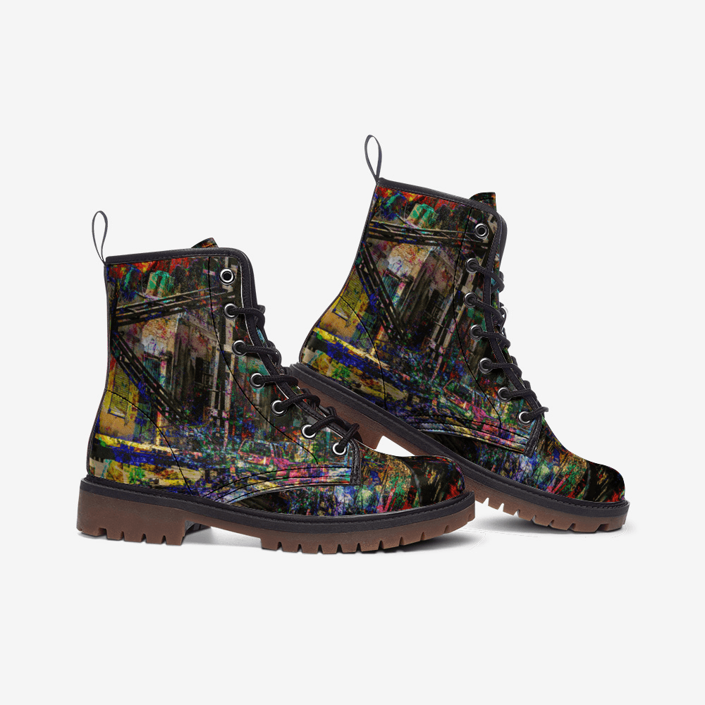 Unisex Boots-Abstract No. - Elementologie