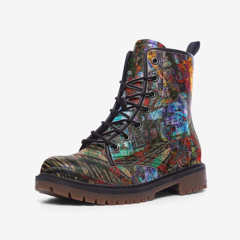 Unisex Boots-Abstract No. - Elementologie