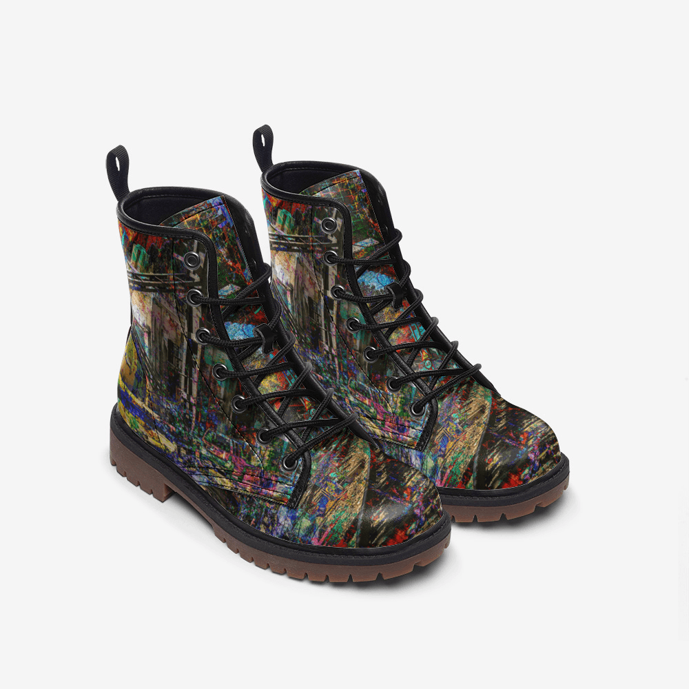 Unisex Boots-Abstract No. - Elementologie