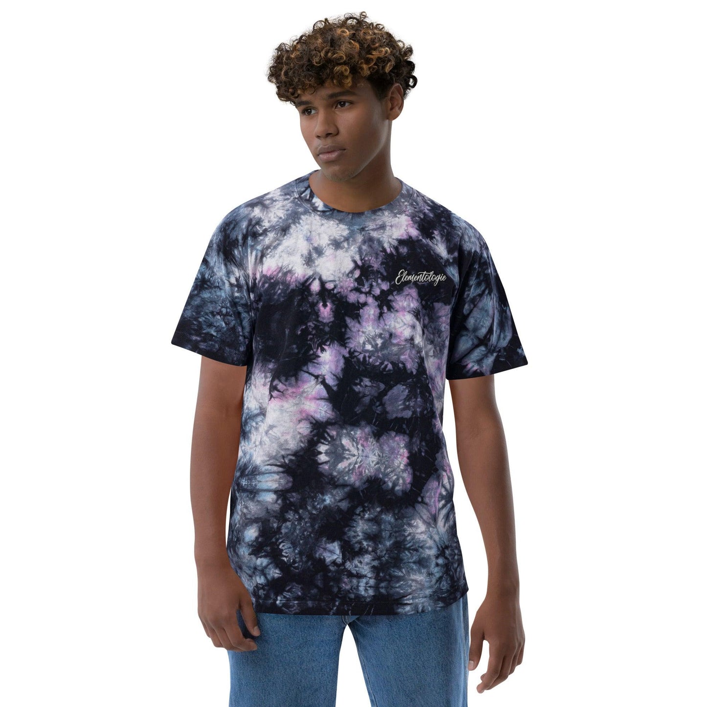 Oversized tie-dye t-shirt-Elementologie - Elementologie