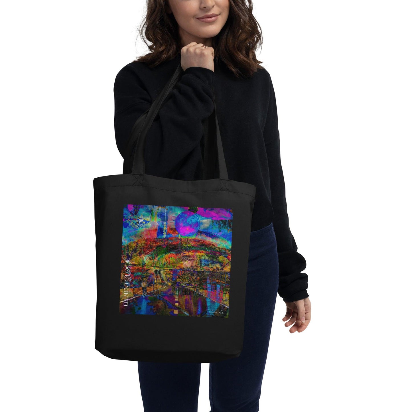 Eco Tote Bag-Abstract Mo.182 - Elementologie