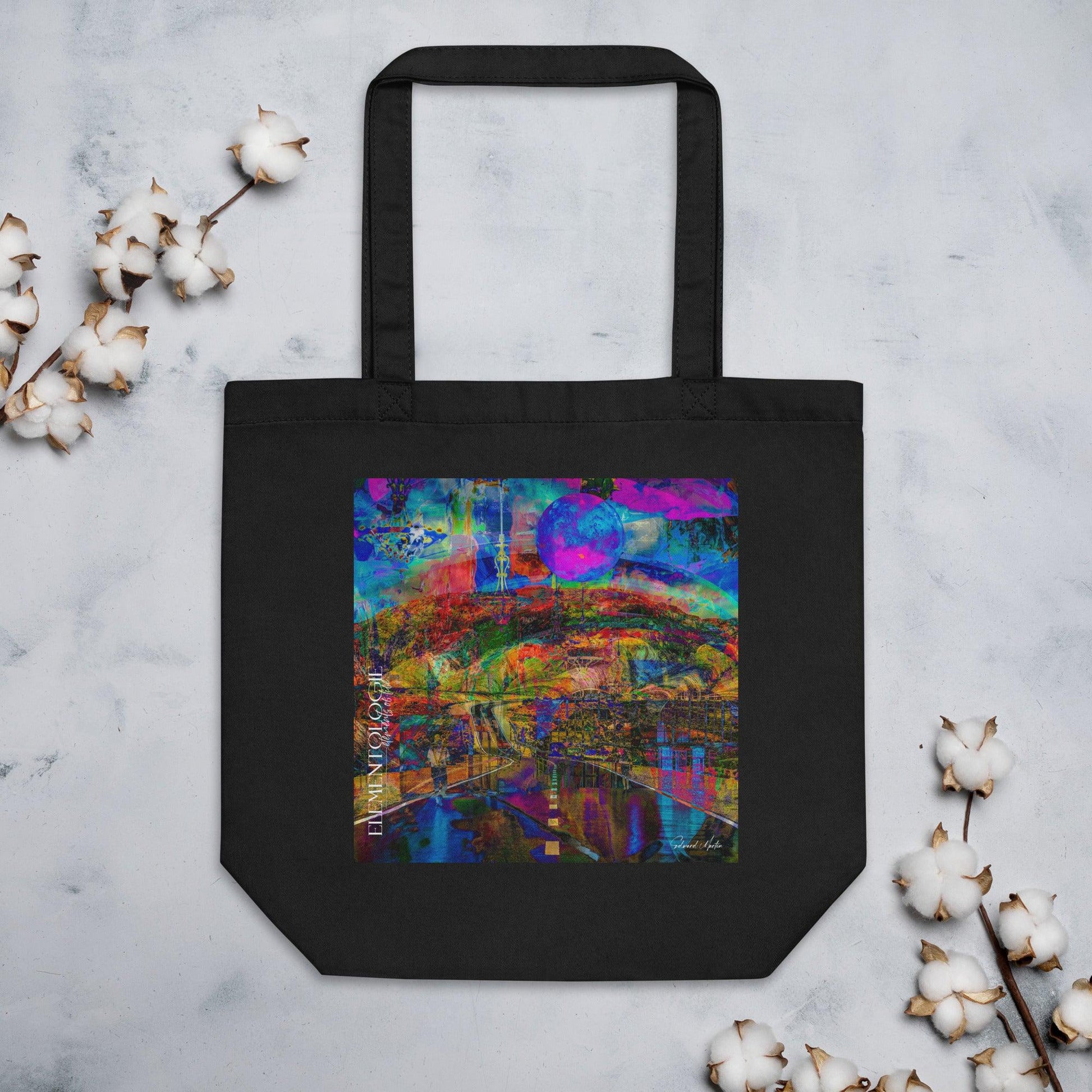 Eco Tote Bag-Abstract Mo.182 - Elementologie