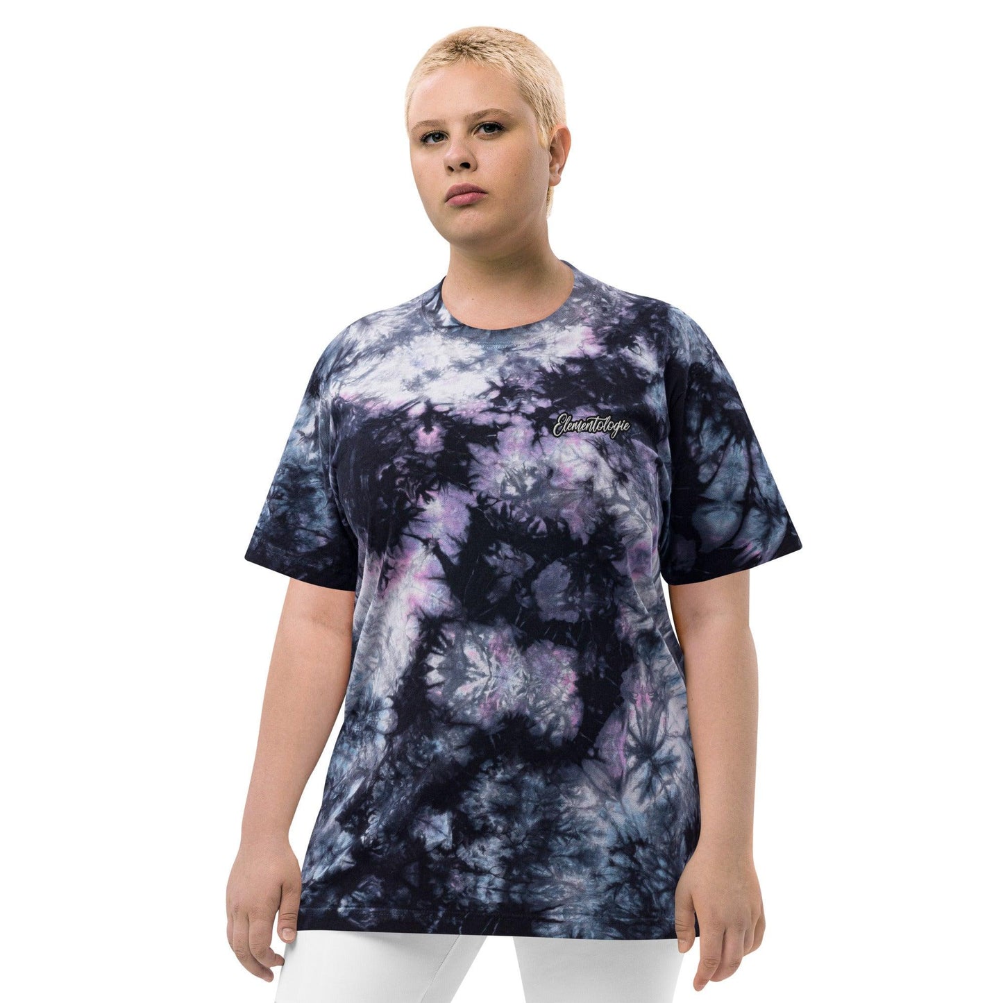 Oversized tie-dye t-shirt-Elementologie - Elementologie