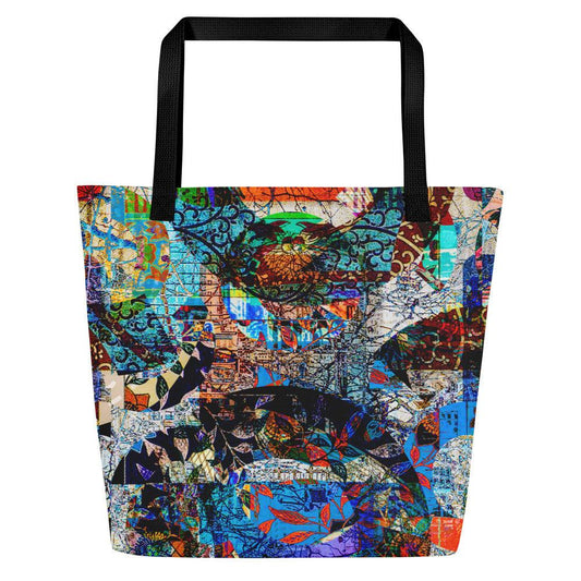 Large Tote Bag-Calliope - Elementologie