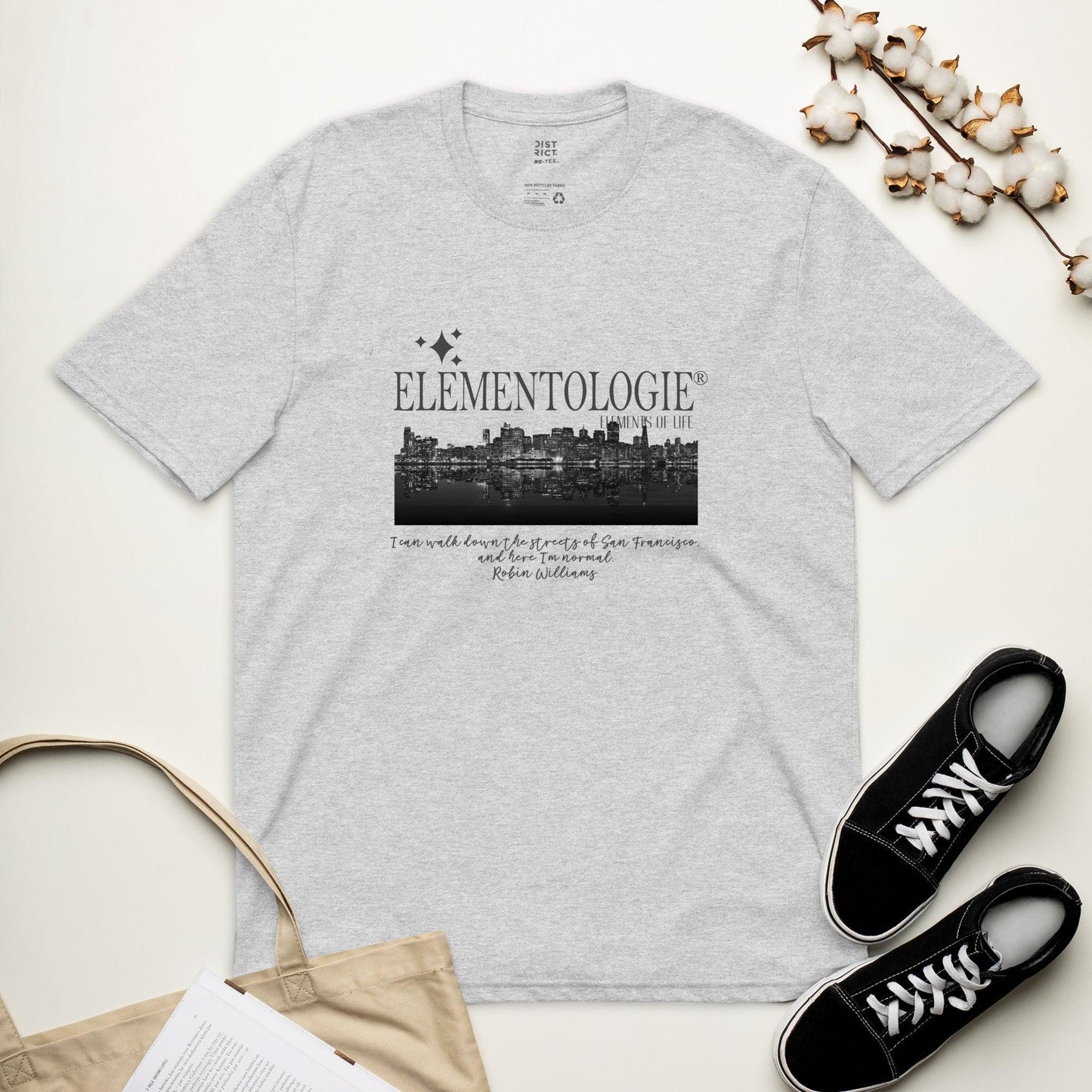 Unisex Recycled T-shirt-San Francisco - Elementologie