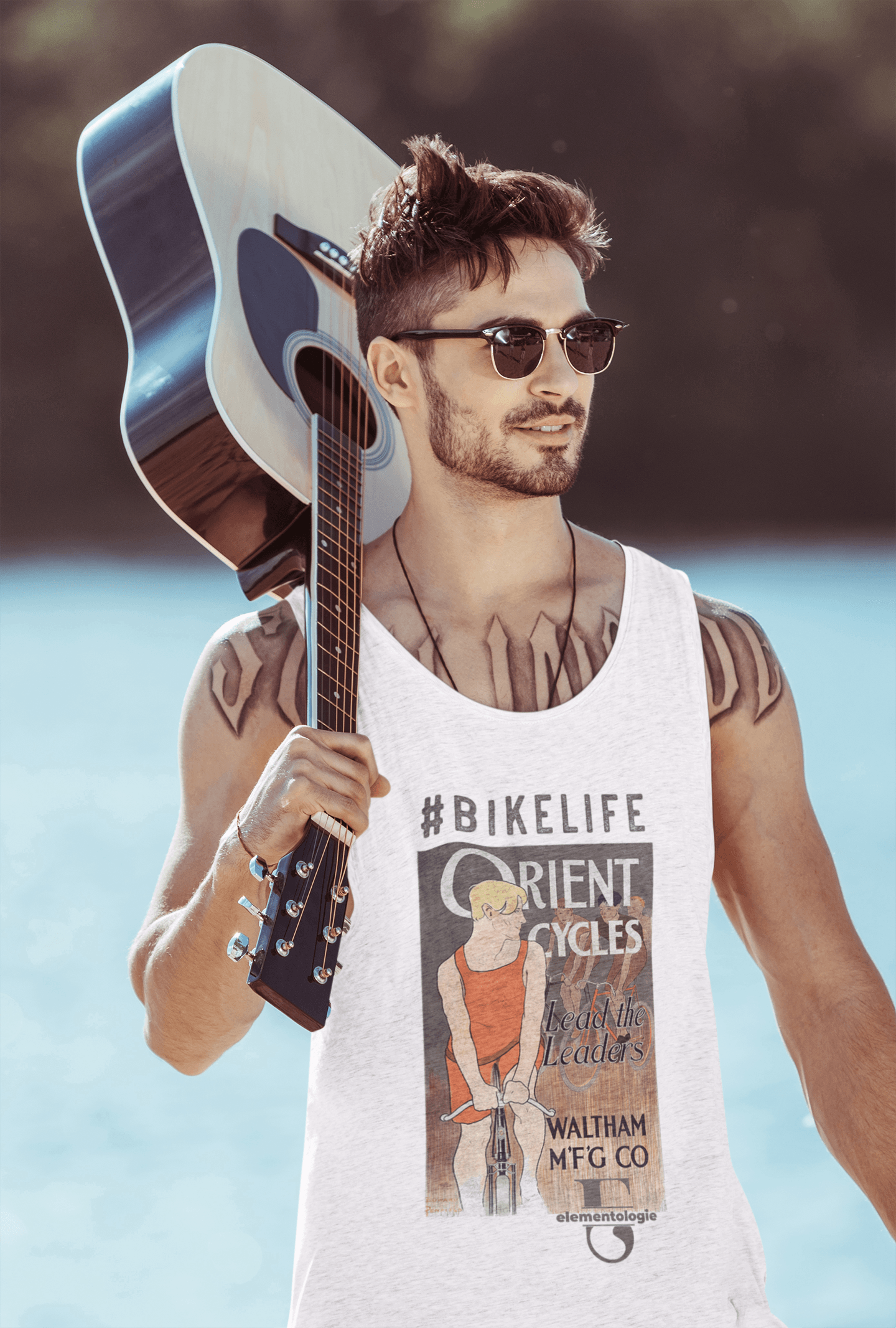 Men’s Premium Tank Top-Bike Life - Elementologie