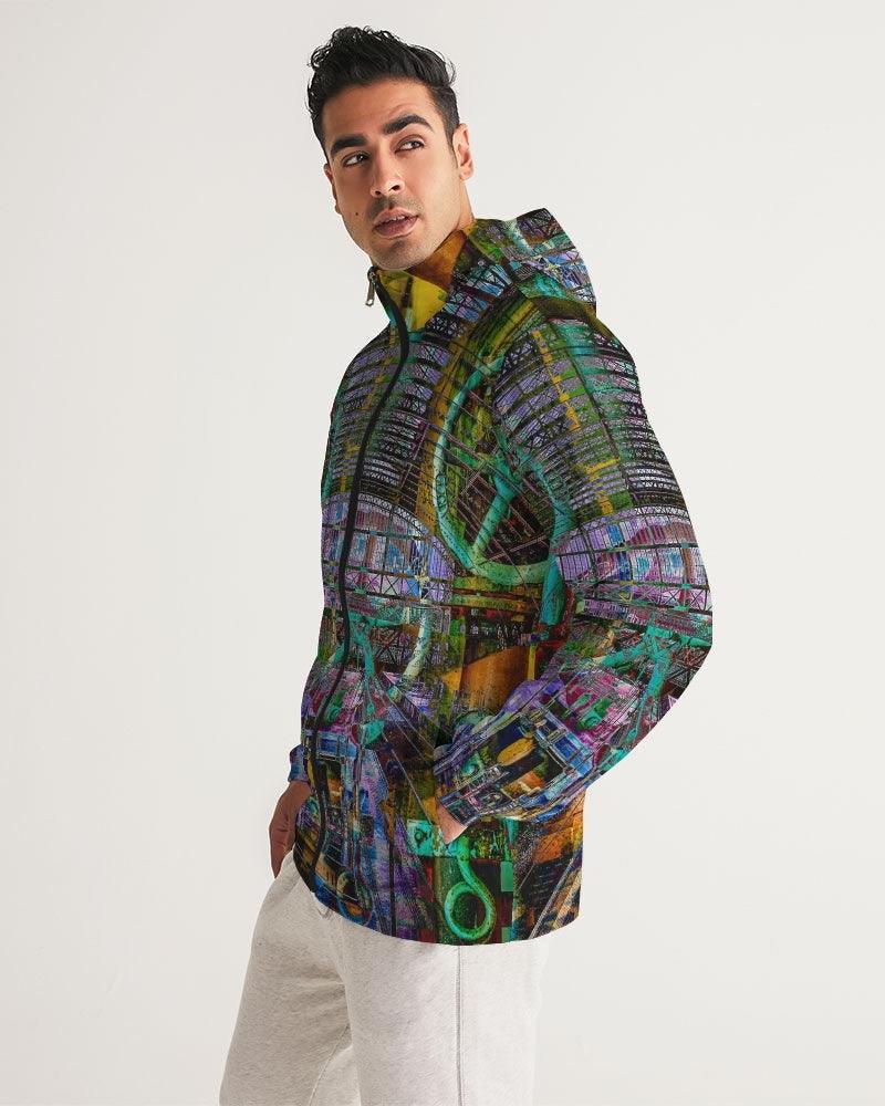 Men's Windbreaker-Abstract No.210 - Elementologie