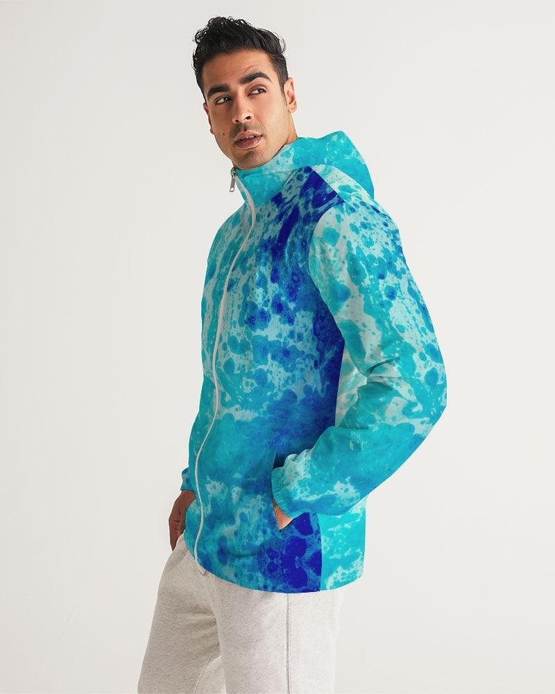 Men's Windbreaker-Project Blue No.01 - Elementologie