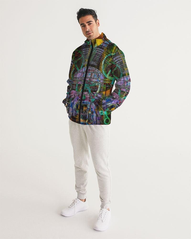 Men's Windbreaker-Abstract No.210 - Elementologie