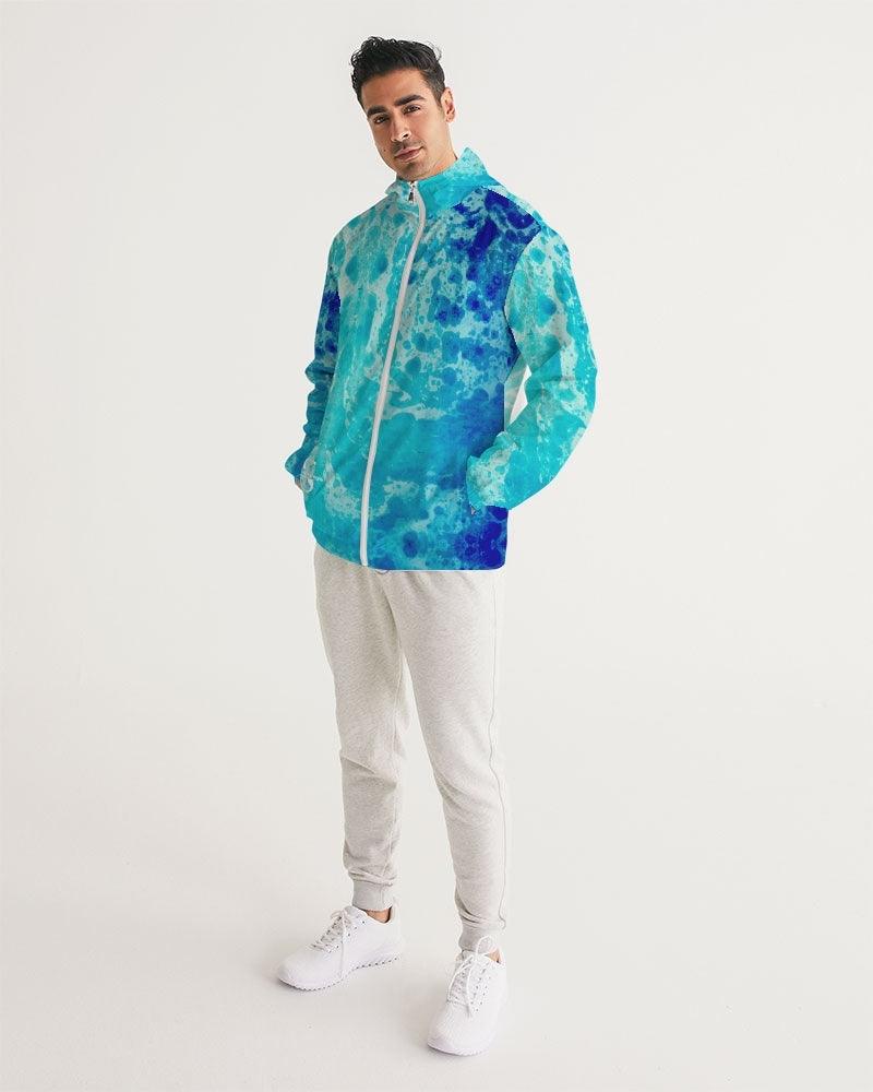 Men's Windbreaker-Project Blue No.01 - Elementologie