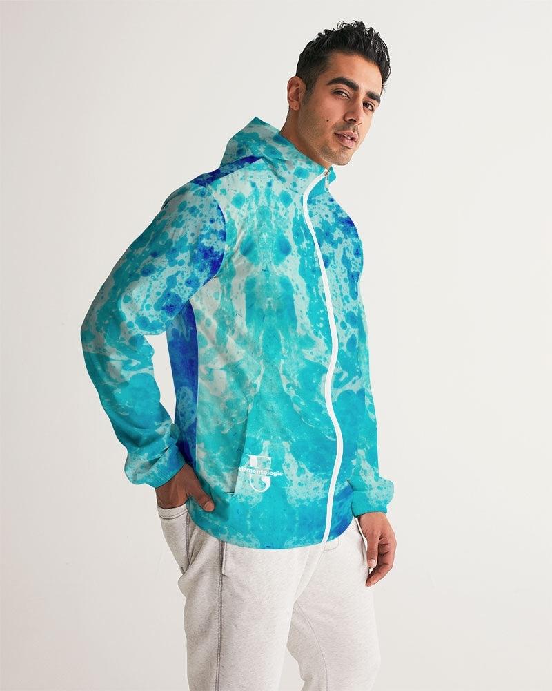 Men's Windbreaker-Project Blue No.01 - Elementologie