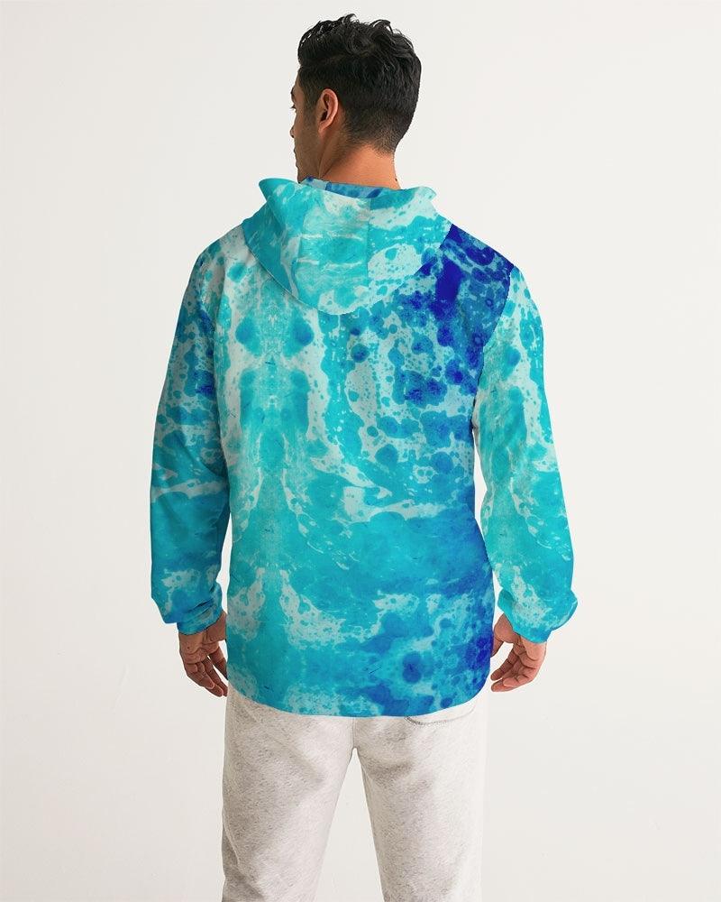 Men's Windbreaker-Project Blue No.01 - Elementologie