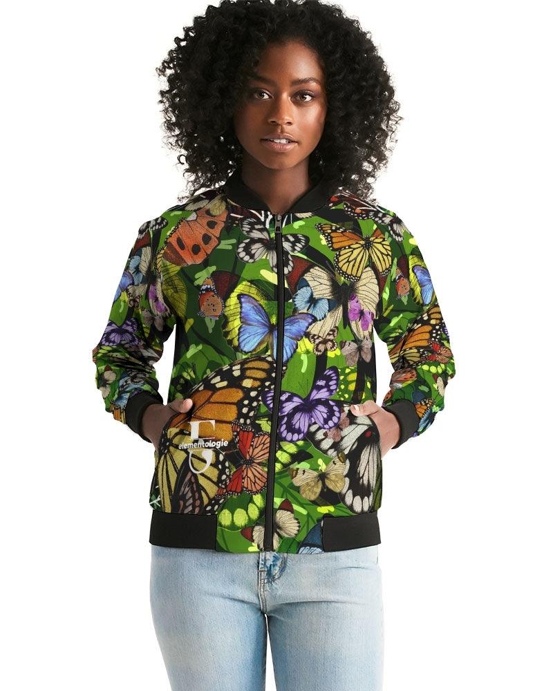 Women's Bomber Jacket-Papillon - Elementologie