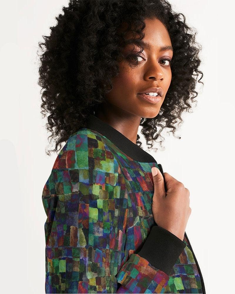 Women's Bomber Jacket-Mosaic - Elementologie