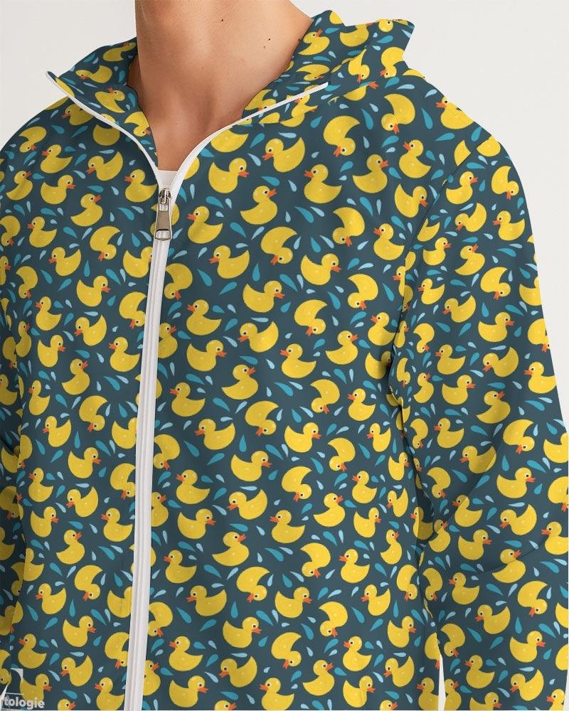 Men's Windbreaker-Rubber Ducky - Elementologie