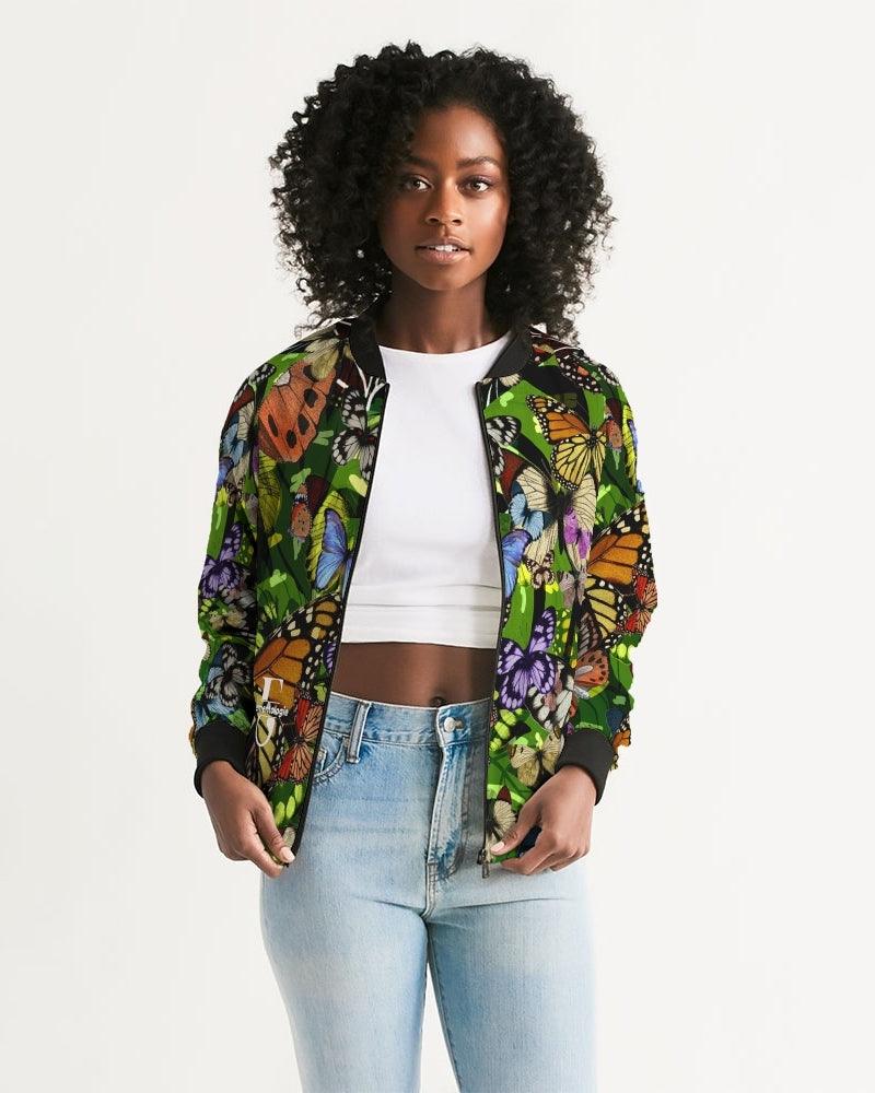 Women's Bomber Jacket-Papillon - Elementologie