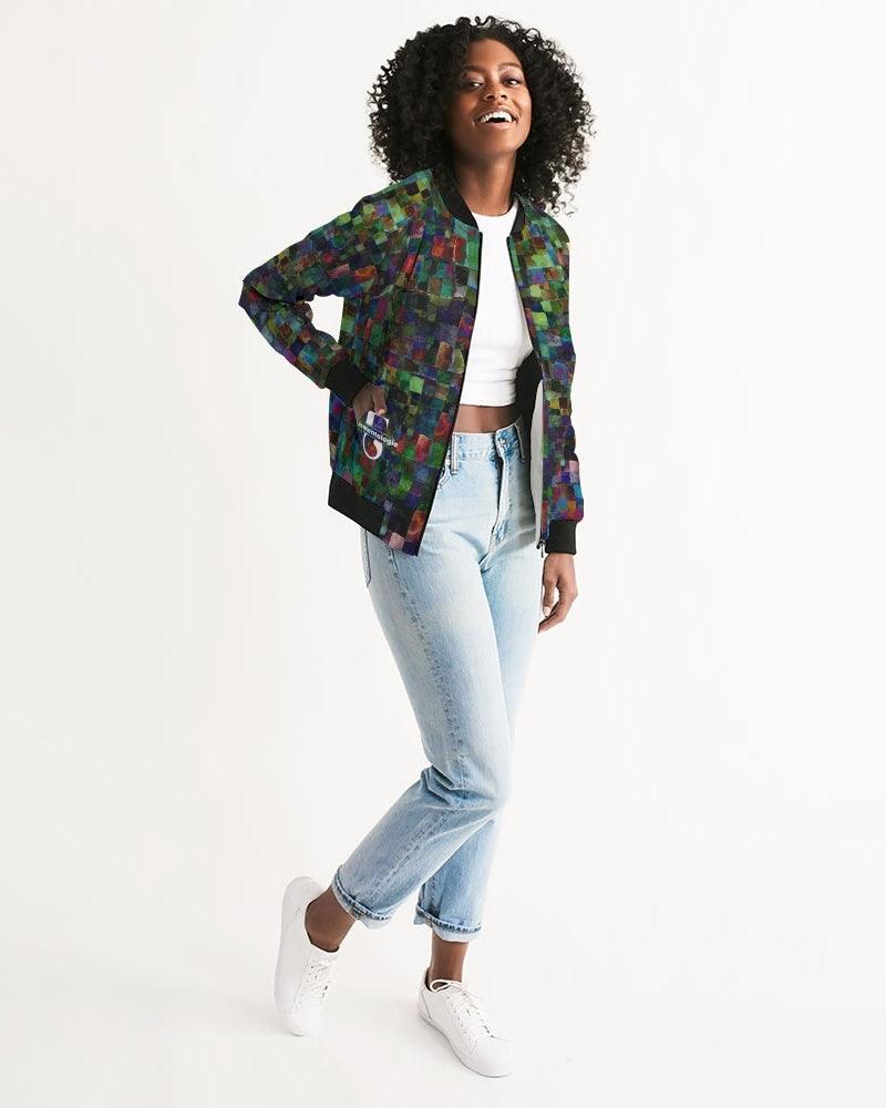 Women's Bomber Jacket-Mosaic - Elementologie