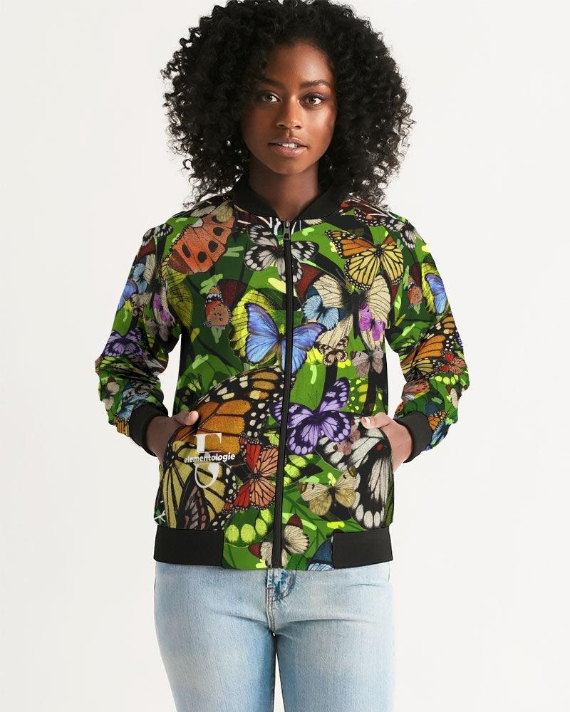 Women's Bomber Jacket-Papillon - Elementologie