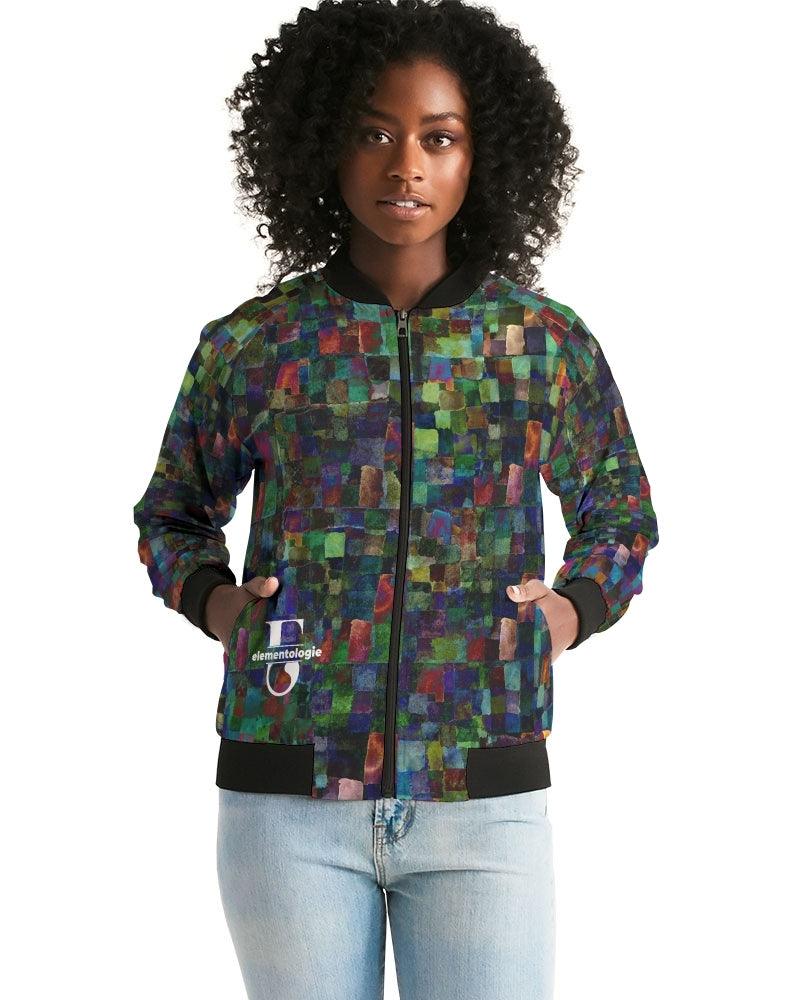 Women's Bomber Jacket-Mosaic - Elementologie