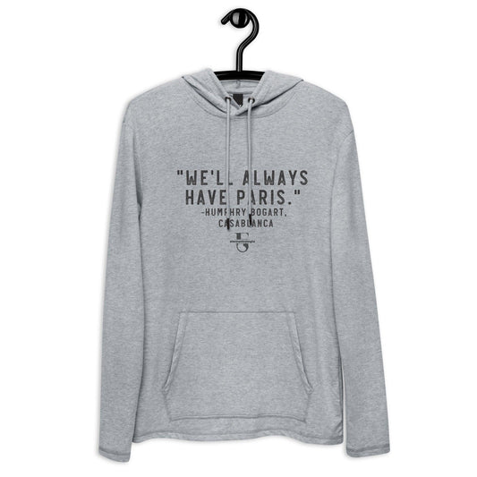 Unisex Lightweight Hoodie-We'll Always Have Paris - Elementologie