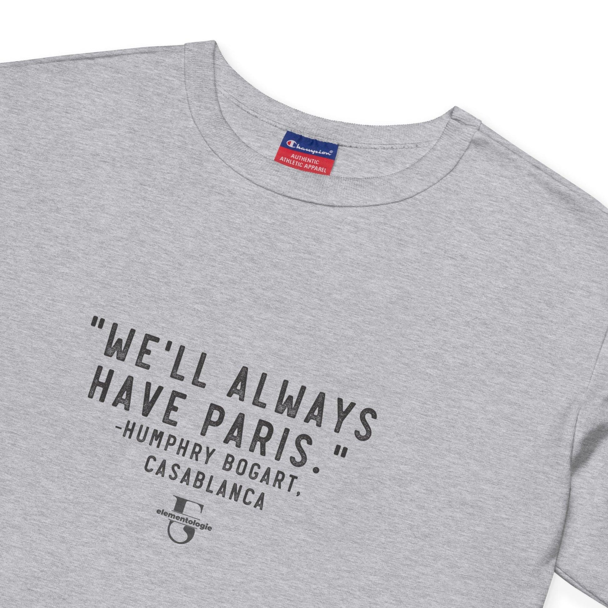 Champion Crop Top-We'll Always Have Paris - Elementologie