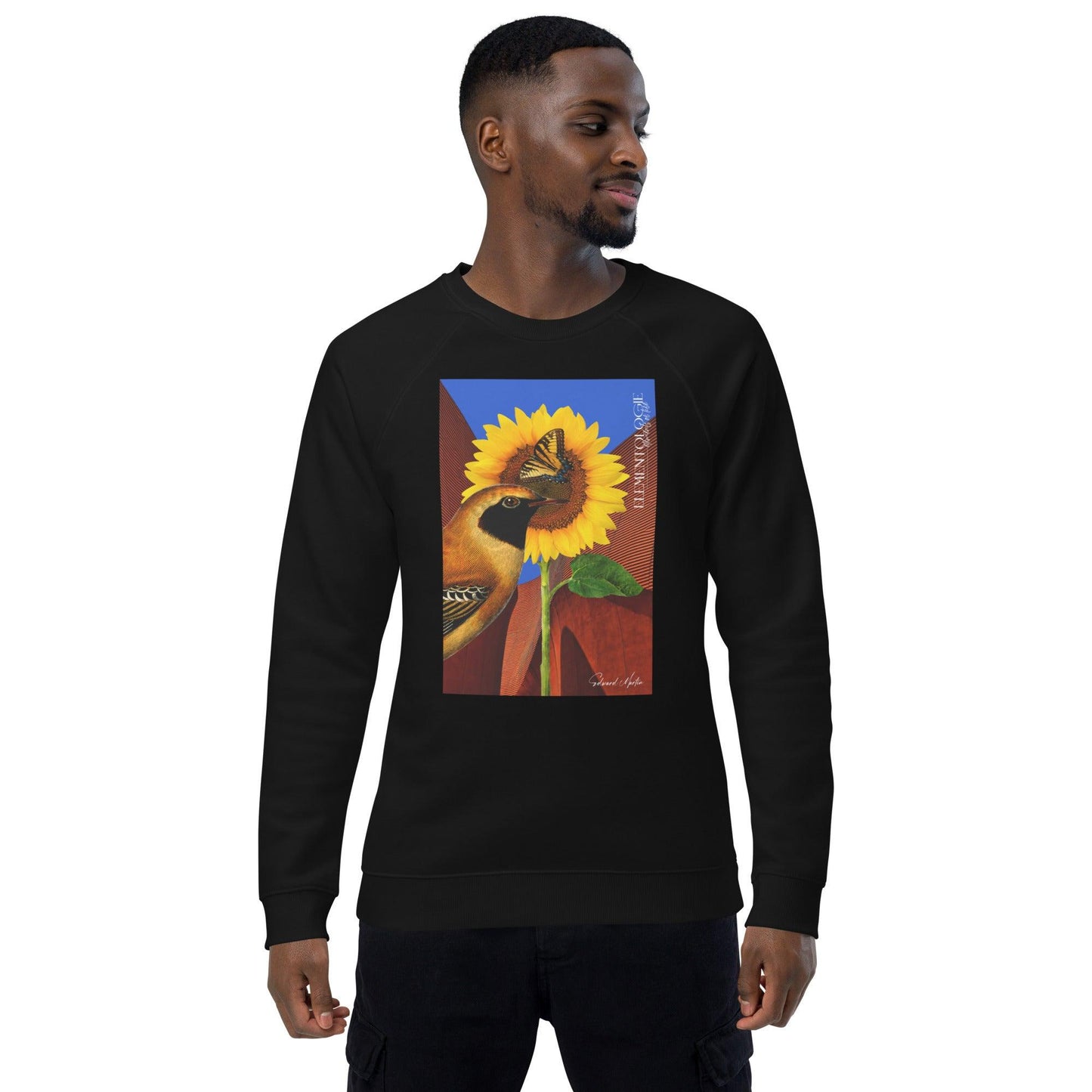 Unisex Organic Raglan Sweatshirt-Summer Days - Elementologie