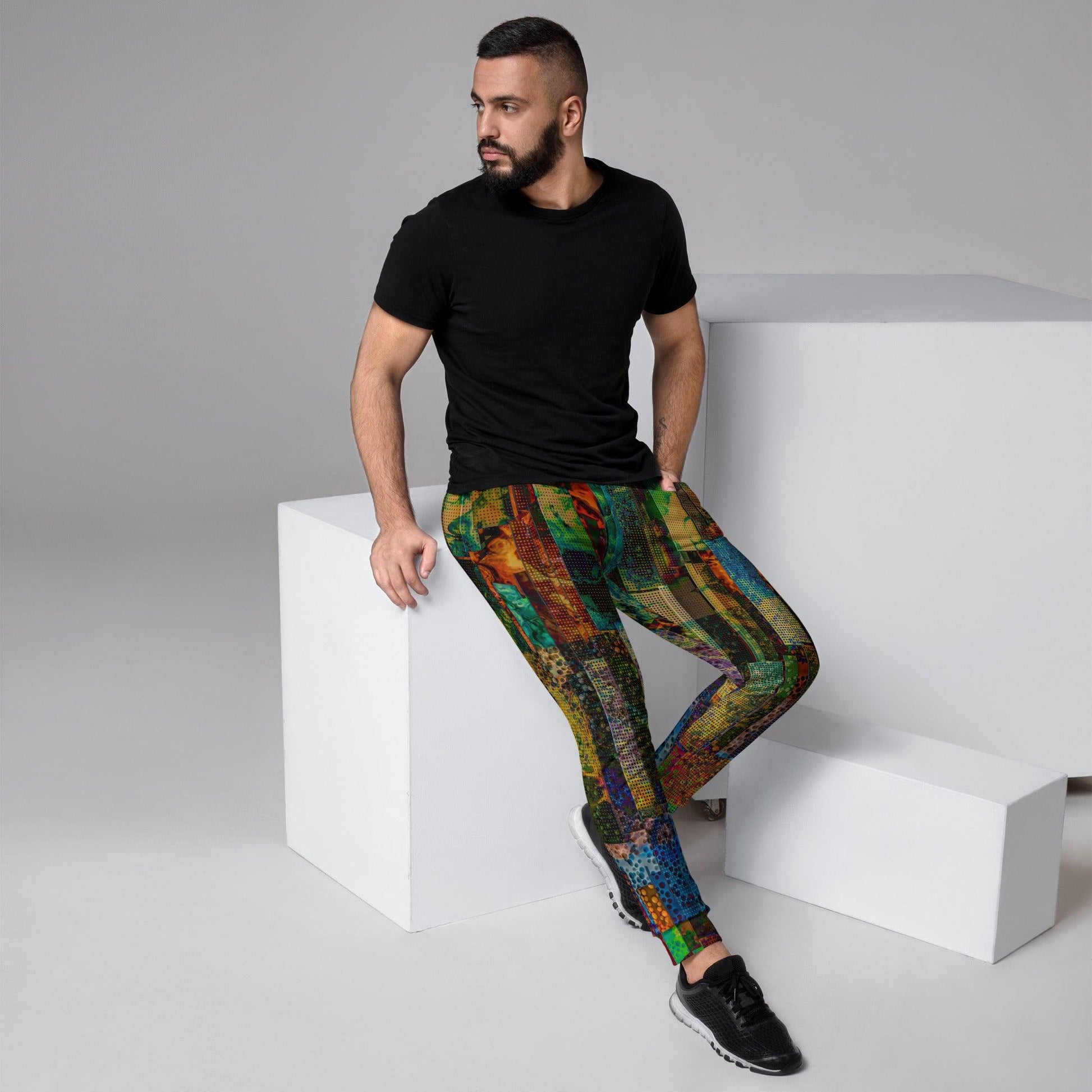 Men's Joggers-Abstract No.72 - Elementologie