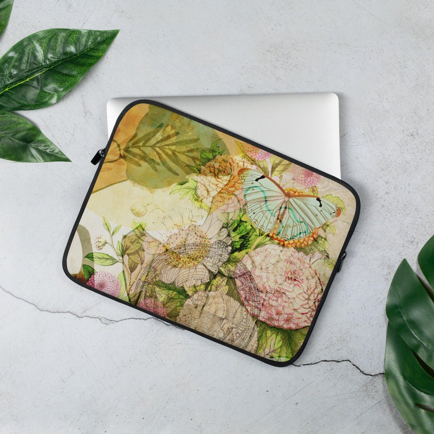 Laptop Sleeve-A Book in the Garden - Elementologie