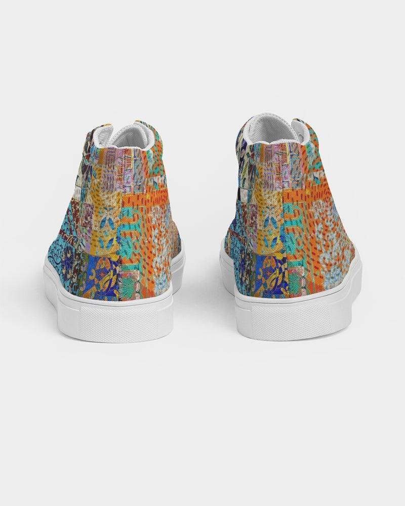 Women’s High Top Canvas Shoes-Abstract No.406 - Elementologie