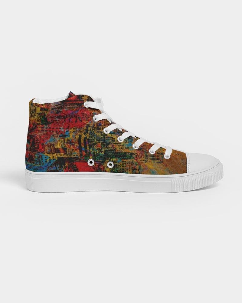 Women’s High Top Canvas Shoes-City Streets No.02 - Elementologie