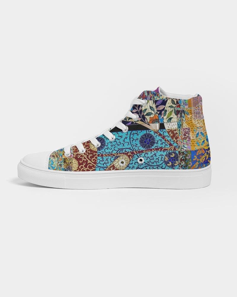 Women’s High Top Canvas Shoes-Abstract No.406 - Elementologie