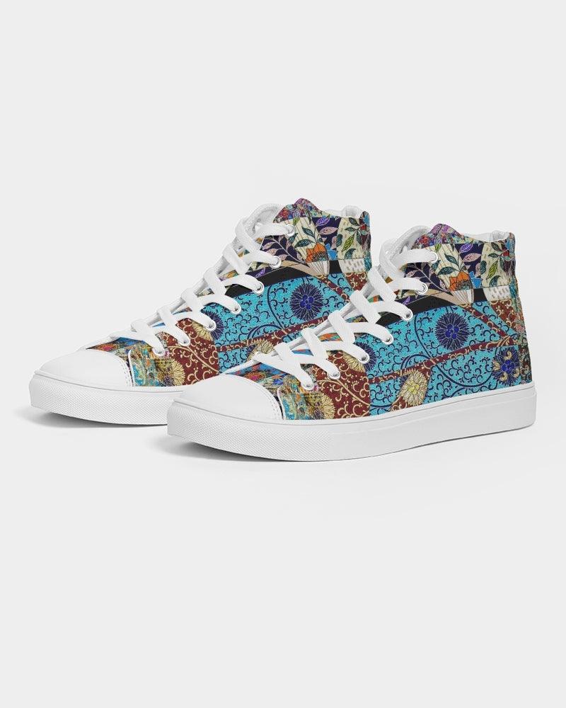 Women’s High Top Canvas Shoes-Abstract No.406 - Elementologie