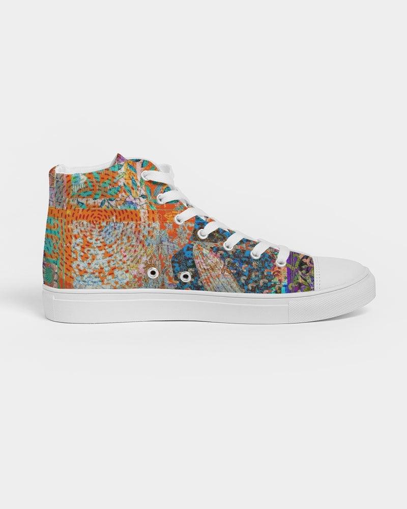 Women’s High Top Canvas Shoes-Abstract No.406 - Elementologie