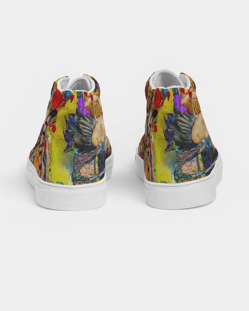 Women’s High Top Canvas Shoes-Dream in Colors - Elementologie