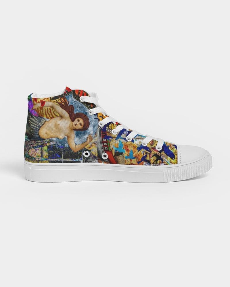 Women’s High Top Canvas Shoes-Dream in Colors - Elementologie