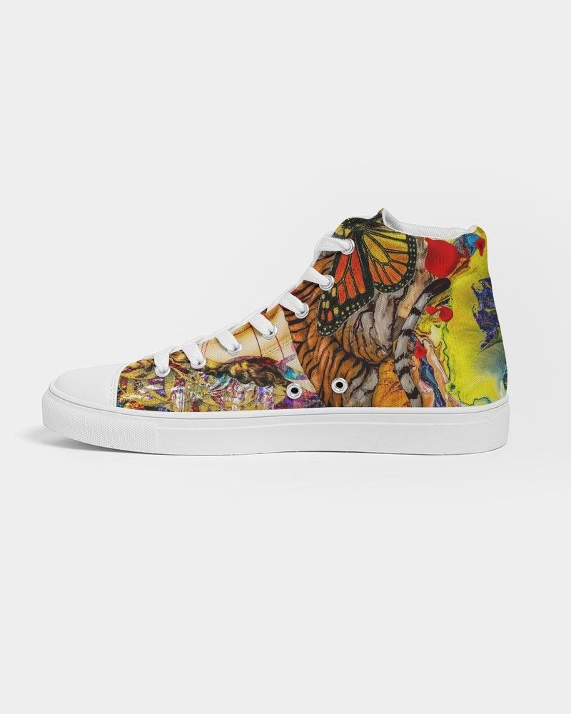 Women’s High Top Canvas Shoes-Dream in Colors - Elementologie