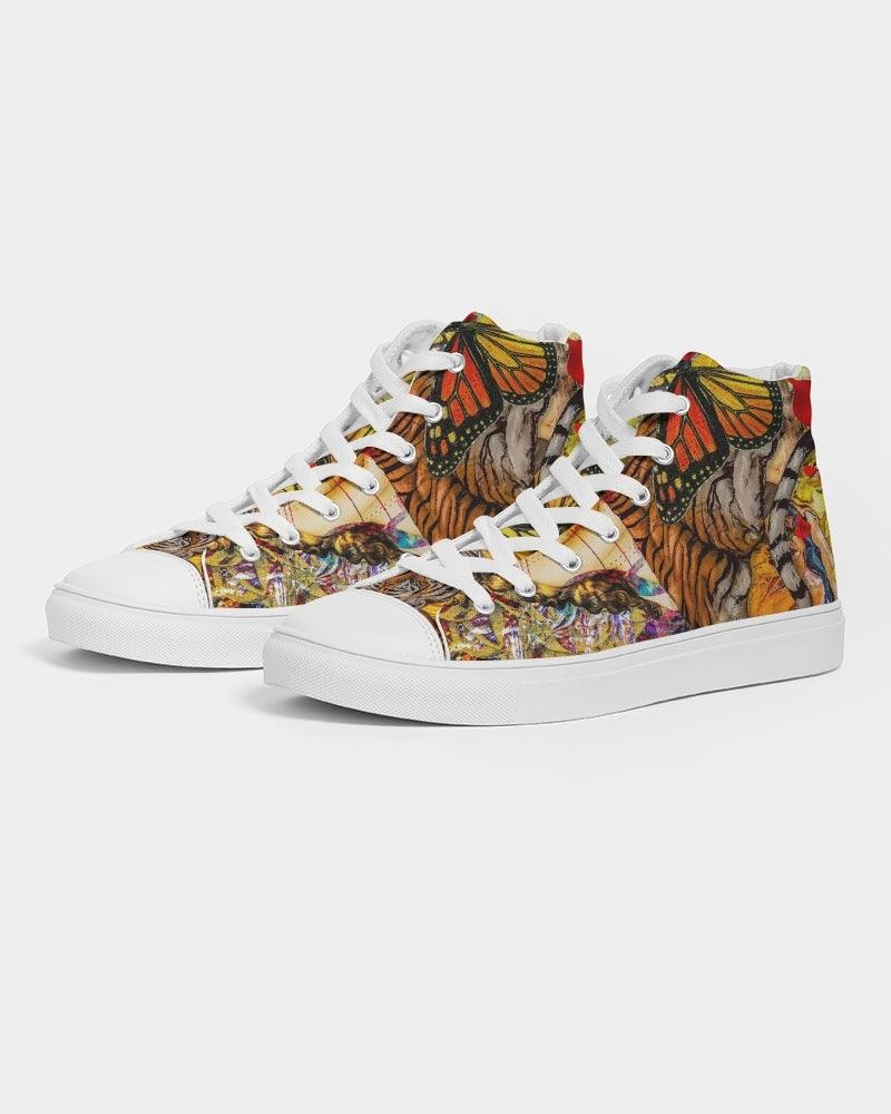 Women’s High Top Canvas Shoes-Dream in Colors - Elementologie