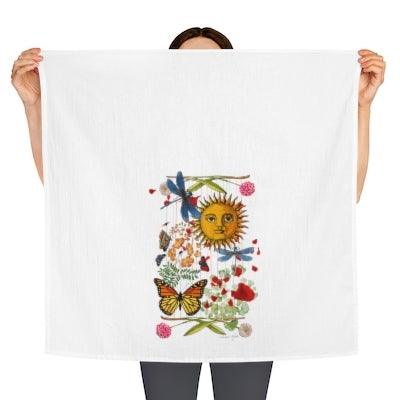 Tea Towel-Happy Day in the Garden - Elementologie