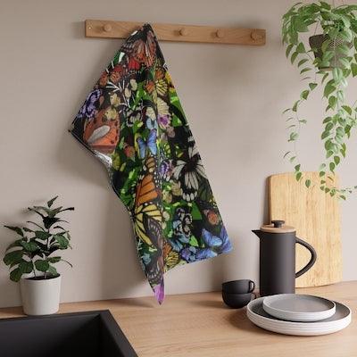 Kitchen Towel-Papillon Collage - Elementologie