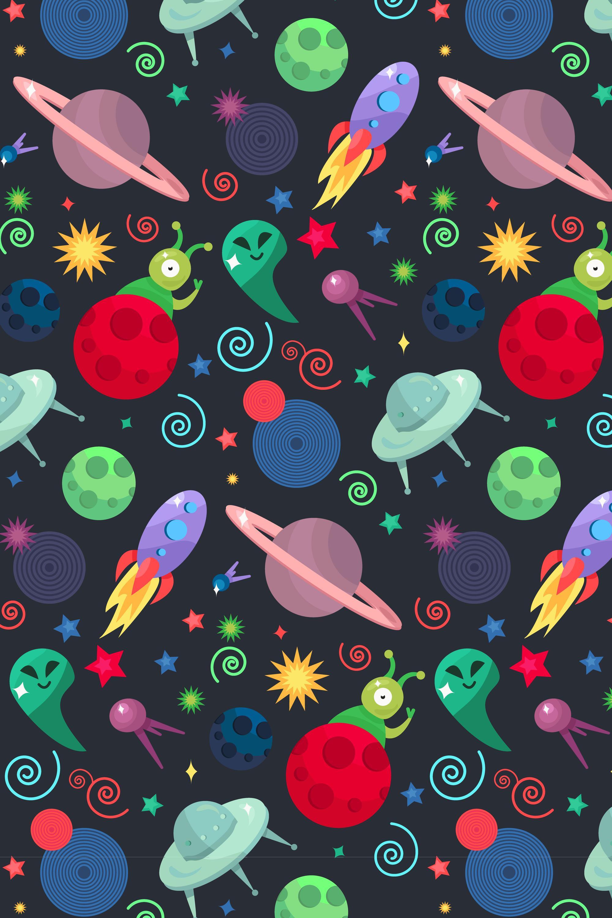 Wrapping Paper -Space Buddies - Elementologie