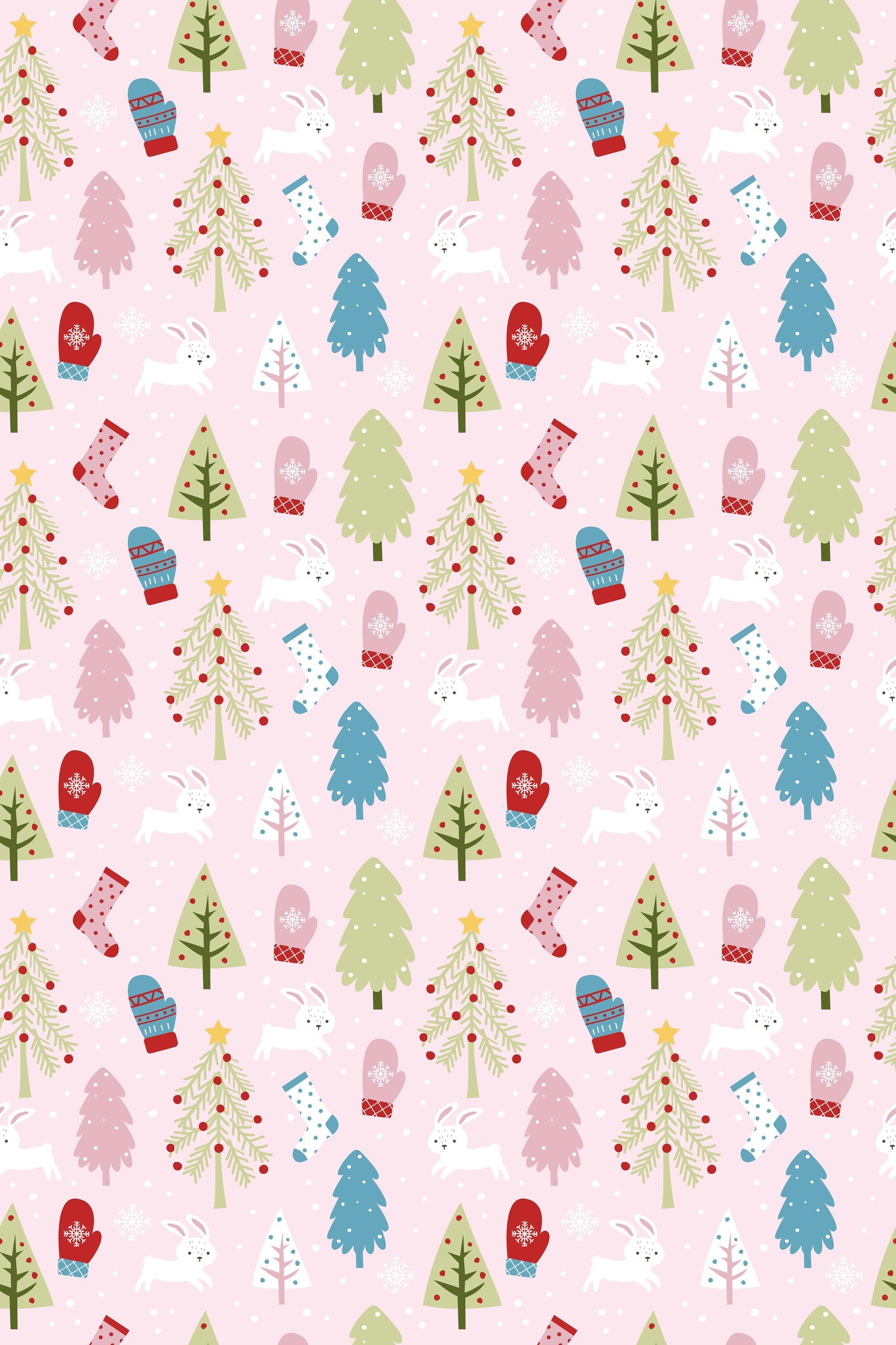 Wrapping Paper -Woodland Pink - Elementologie