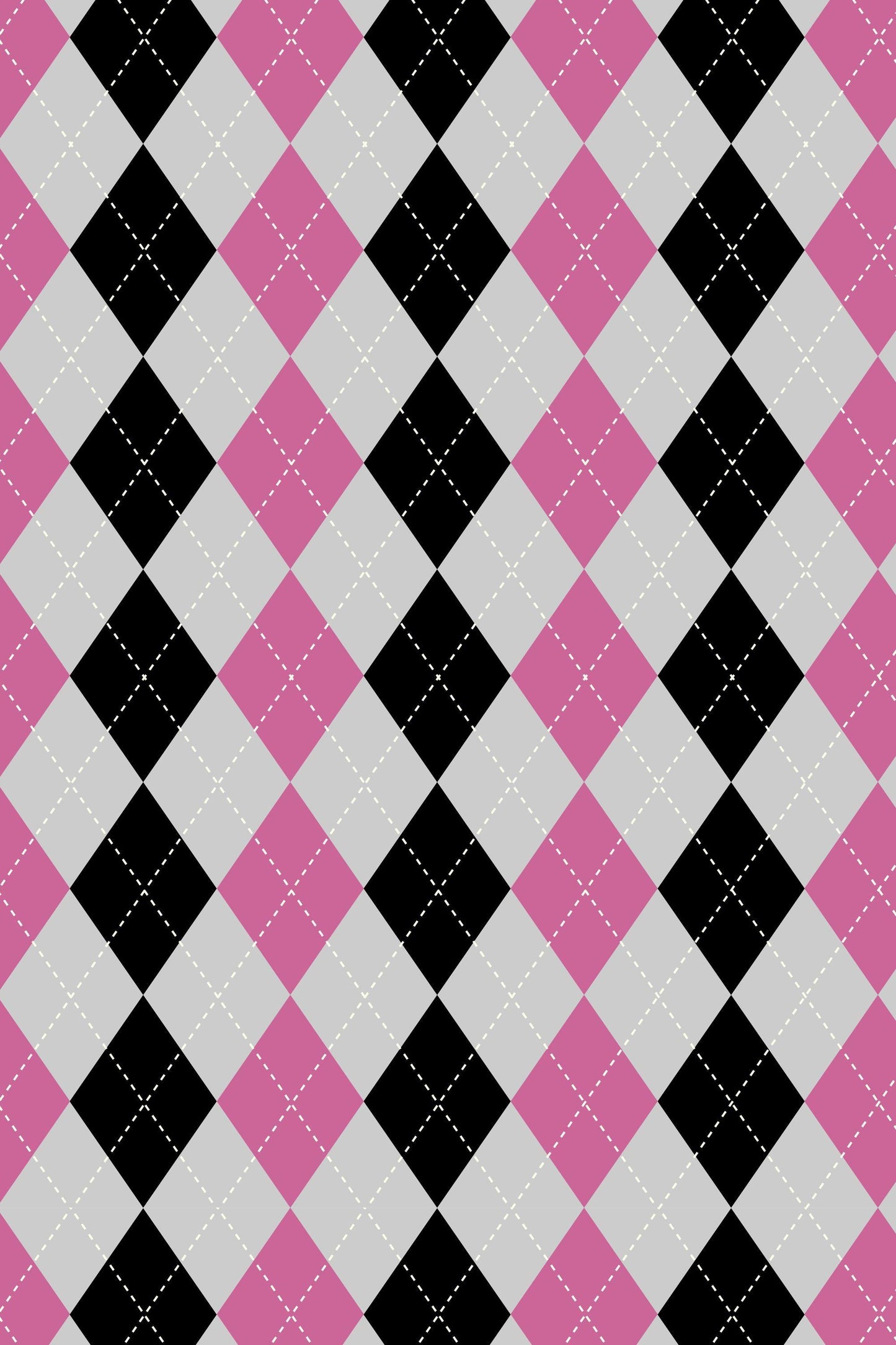 Wrapping Paper -Pink Argyle - Elementologie