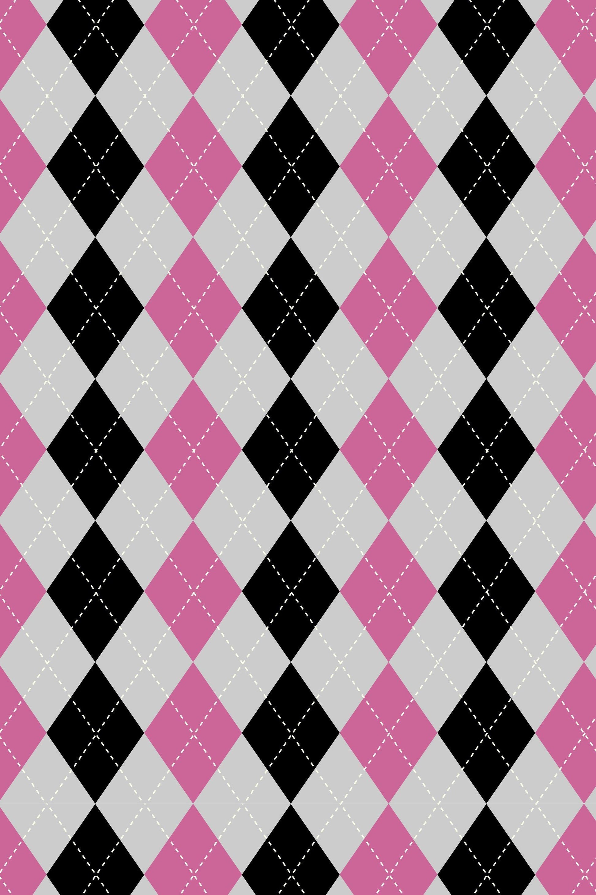 Wrapping Paper -Pink Argyle - Elementologie