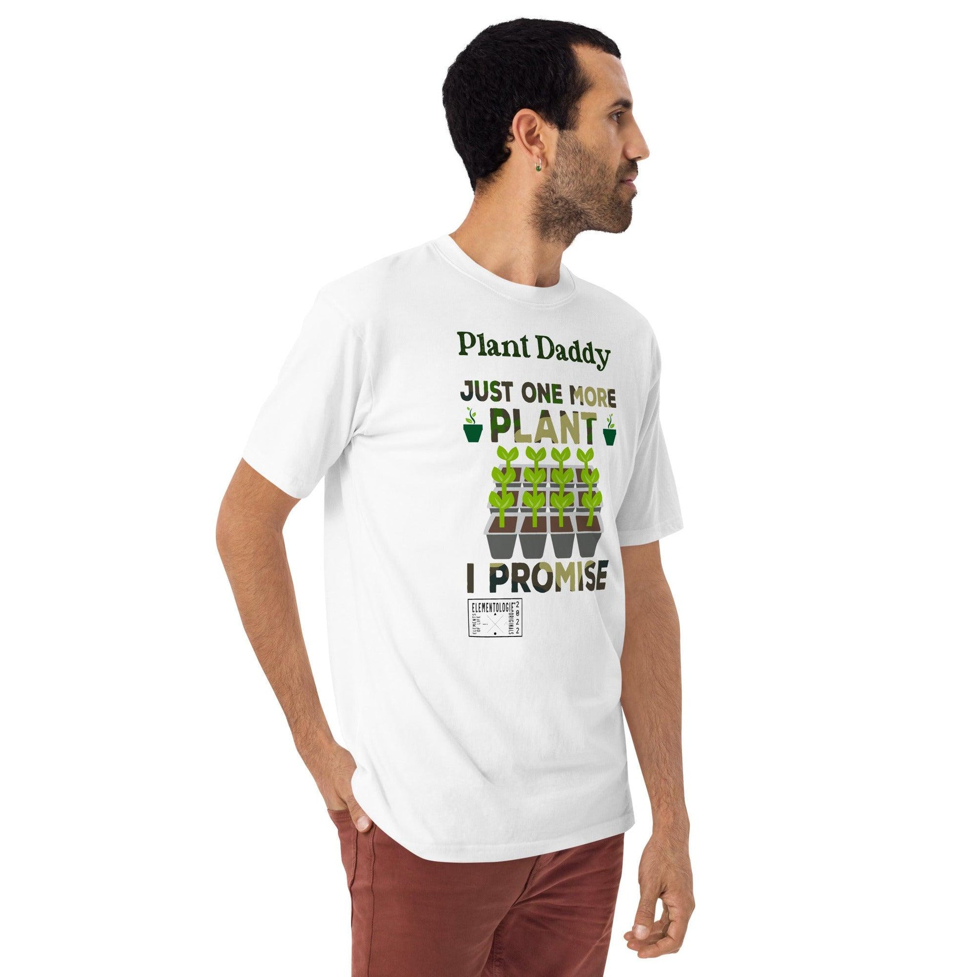 Men’s Premium Heavyweight Tee-Plant Daddy - Elementologie