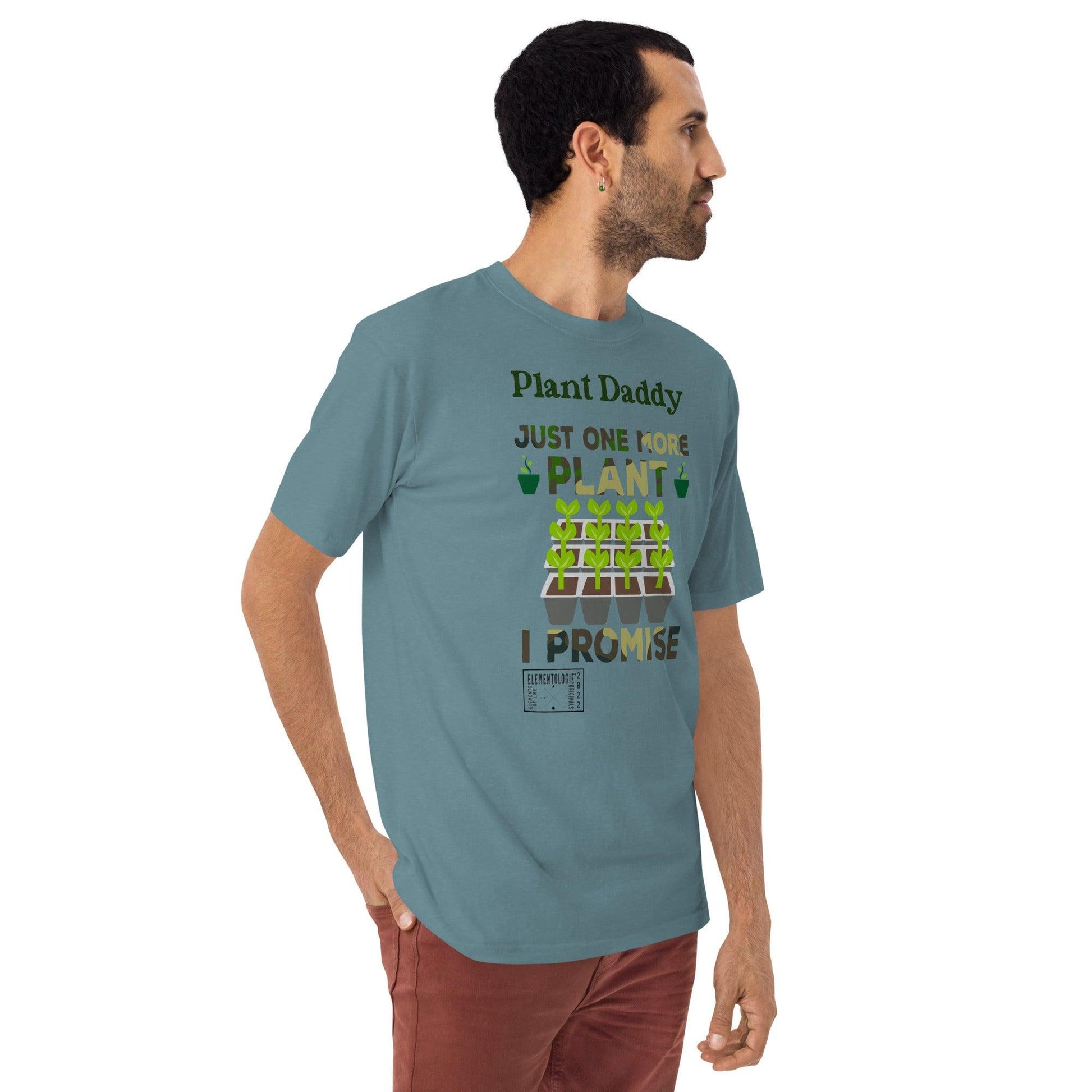 Men’s Premium Heavyweight Tee-Plant Daddy - Elementologie