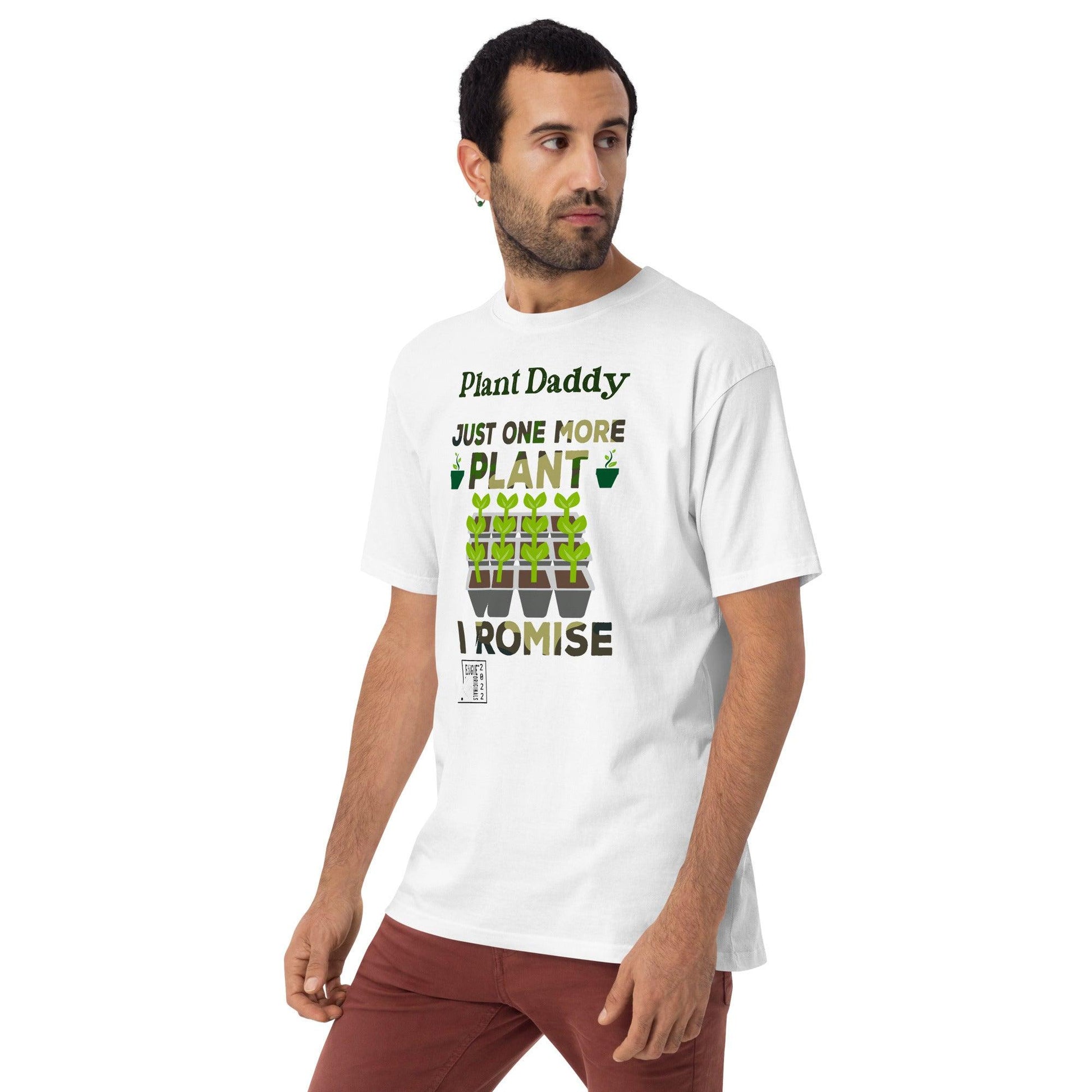 Men’s Premium Heavyweight Tee-Plant Daddy - Elementologie