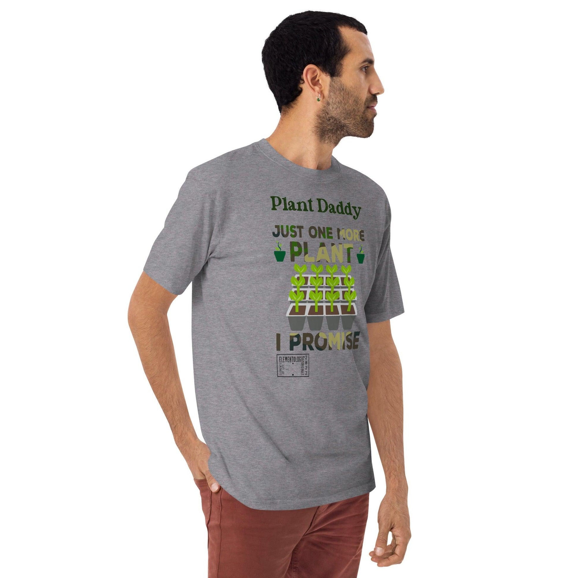 Men’s Premium Heavyweight Tee-Plant Daddy - Elementologie