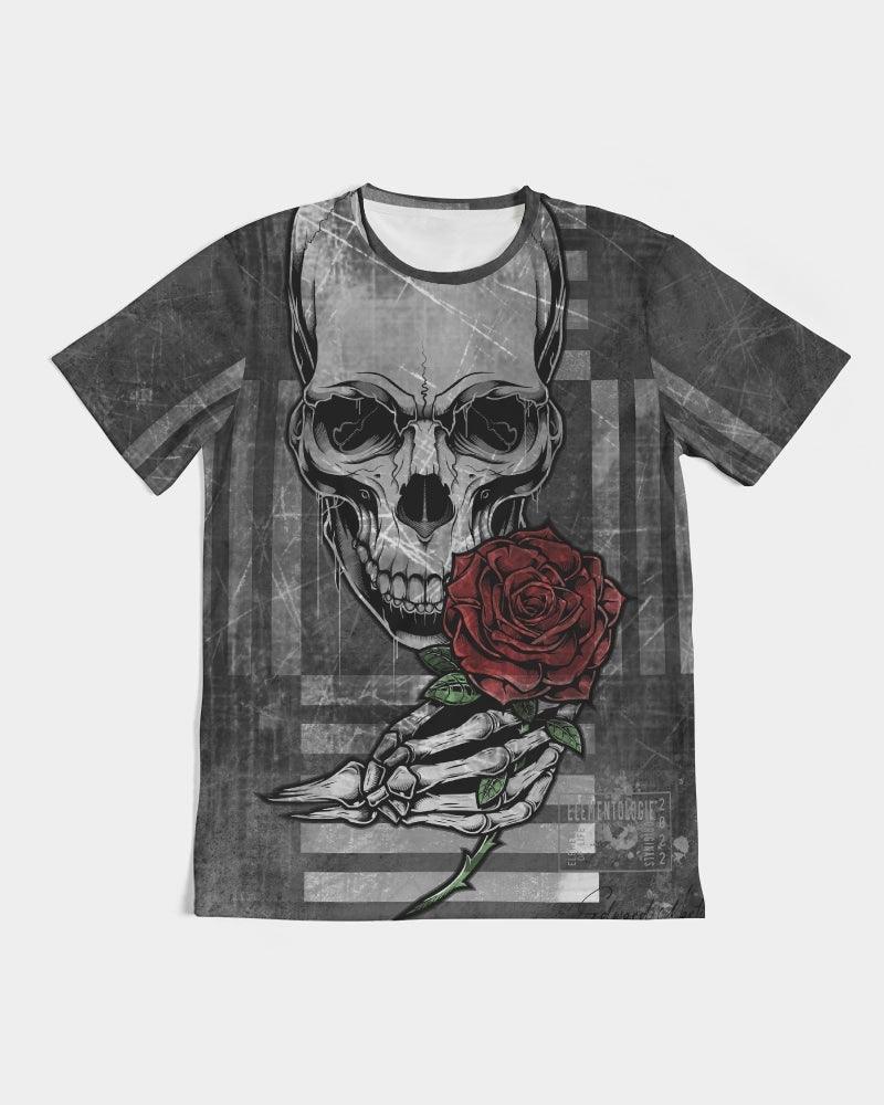 Men's Tee-Skull and Rose - Elementologie